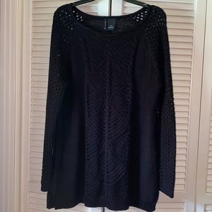 New Directions crocheted sweater Size XL